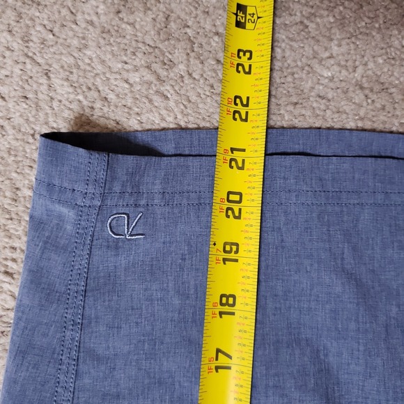 7 Diamonds Velocity Performance Shorts Mens 38 Blue Golf Stretch Quick Dry - Picture 7 of 9